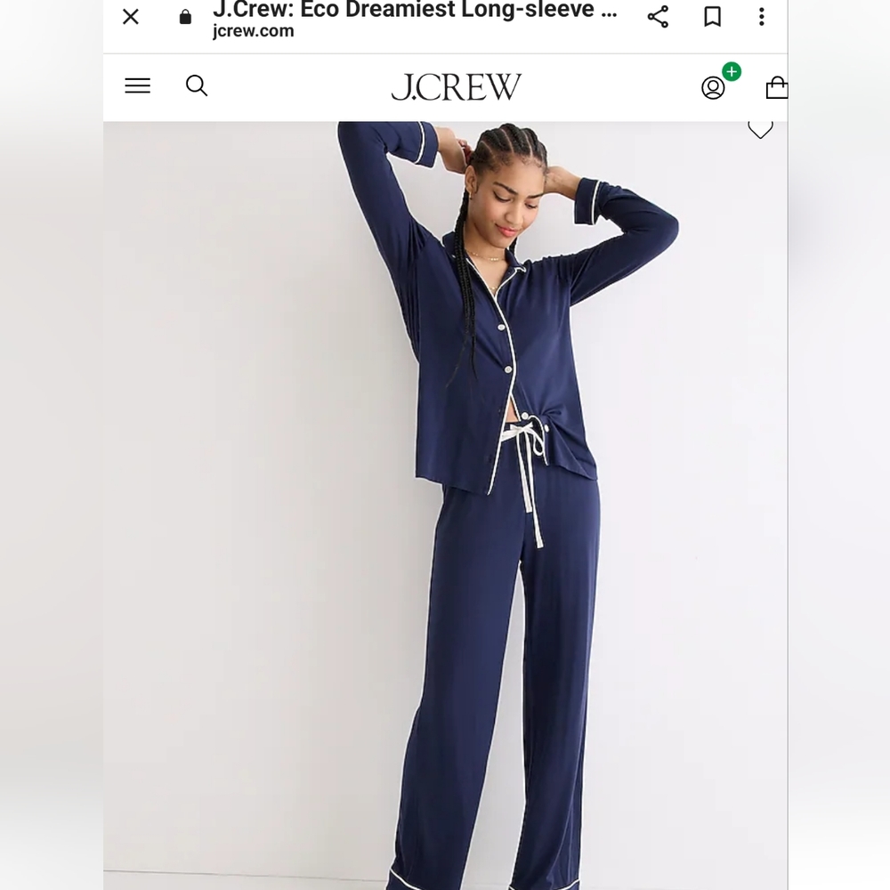Eco dreamiest long-sleeve pajama set